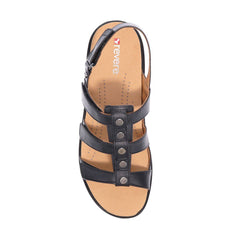 Women's Toledo Black French Sandal