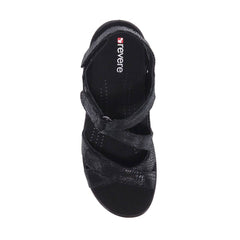 Women's Zanzibar Black Lizard Sandal