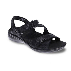 Women's Zanzibar Black Lizard Sandal