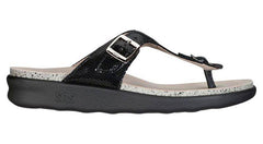 Women's Sanibel Black Snake Sandal