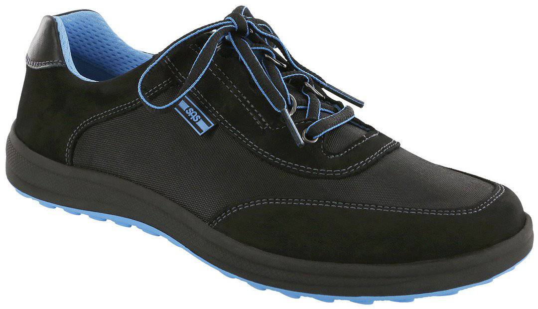 Women's Sporty Black Lace-Up
