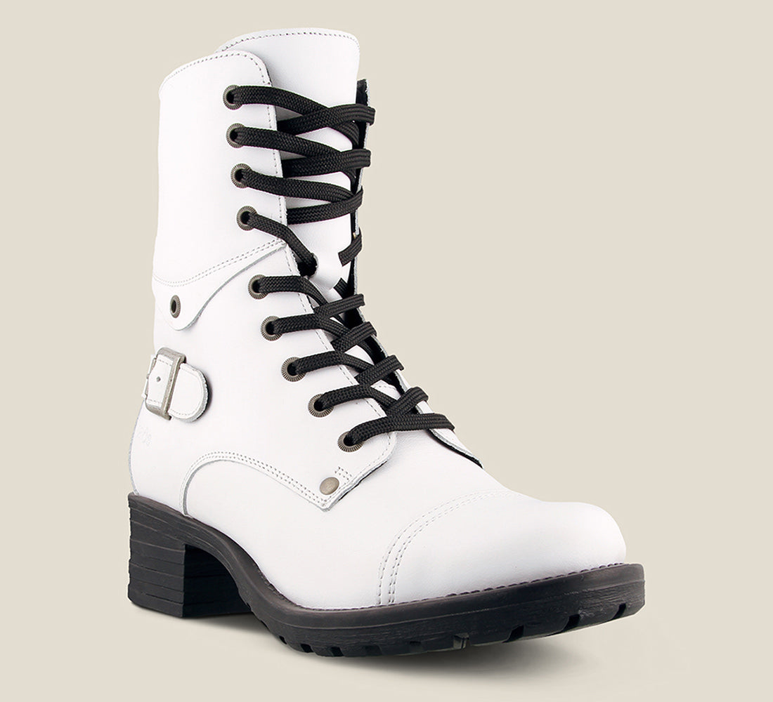 Women's White Crave Boots