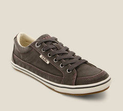 Womens Moc Star Graphite Distressed Sneaker