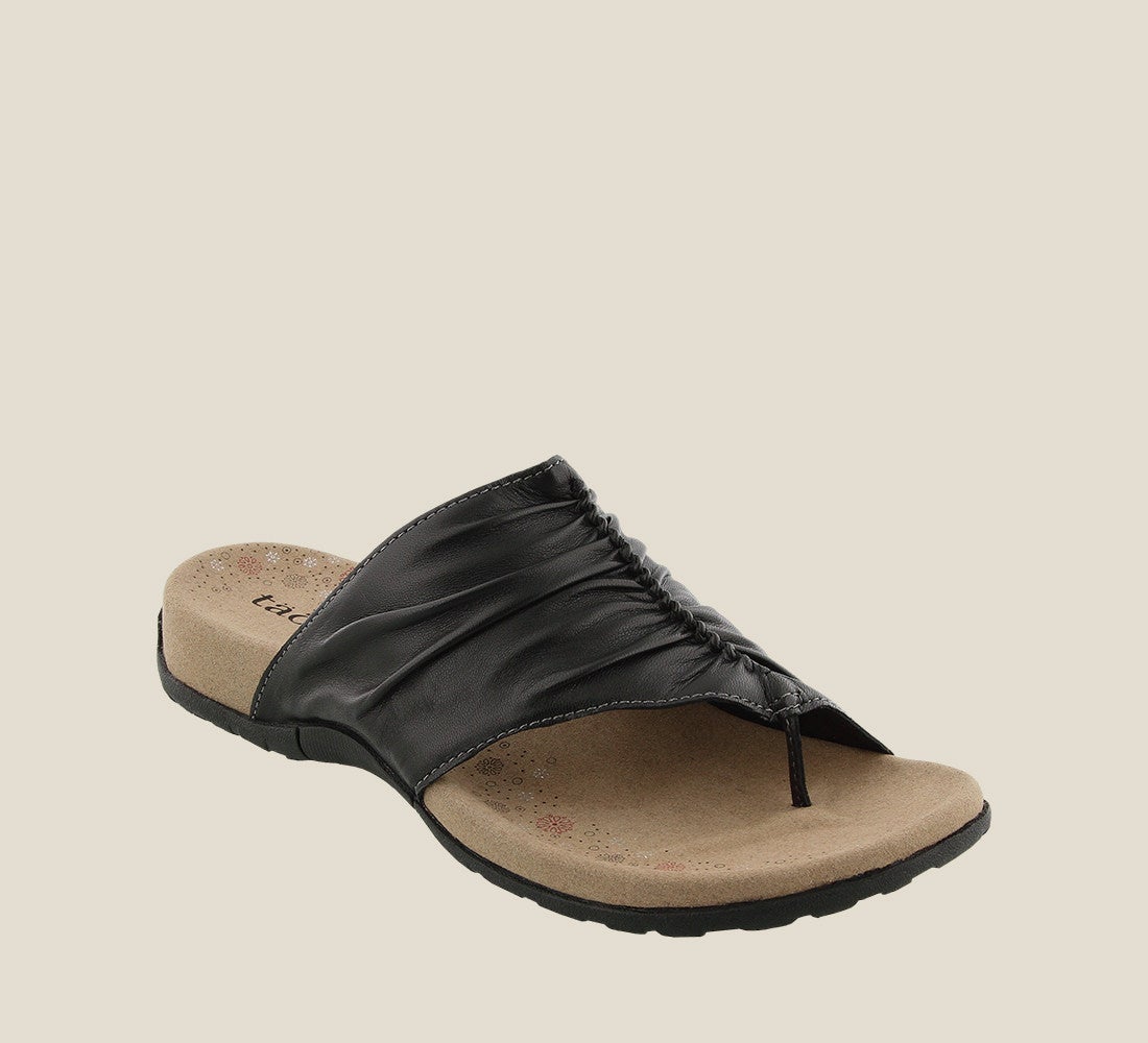 Women's Gift 2 Black Thong Sandal