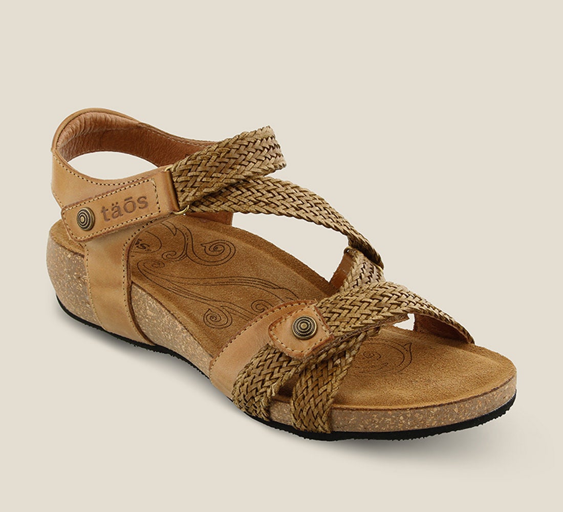 Trulie Wedge Sandal Camel