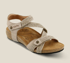 Trulie Wedge Sandal Stone