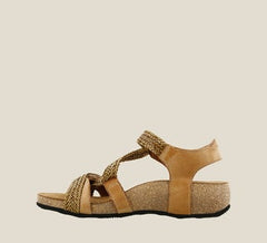 Trulie Wedge Sandal Camel