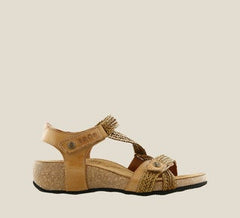 Trulie Wedge Sandal Camel
