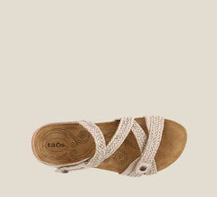 Trulie Wedge Sandal Stone