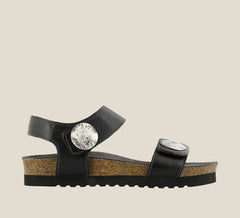 Women's Luckie Black Leather