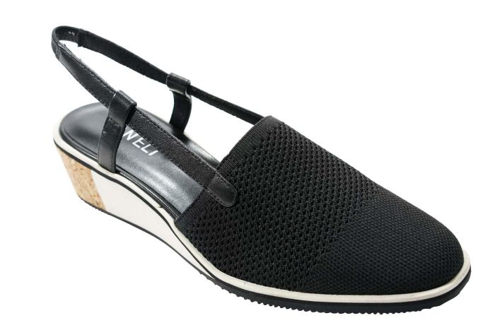 Women's Greer Black Stretch Knit