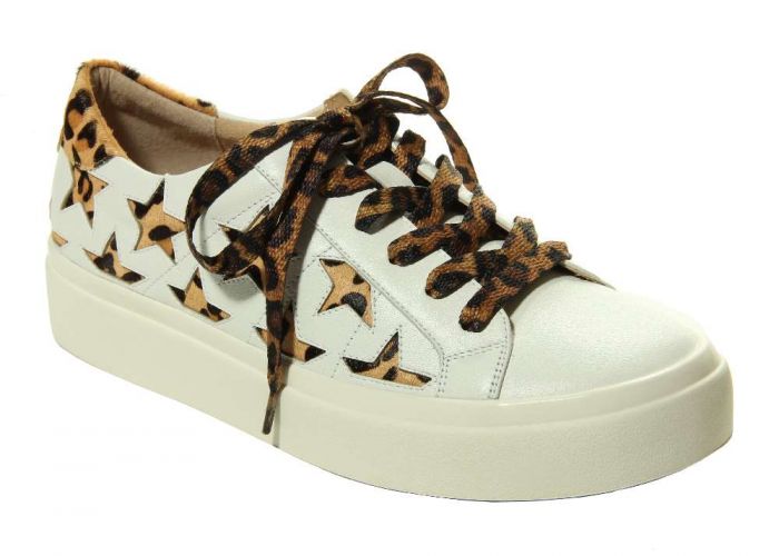 Women's Yolen White Nappa With Camel Chag