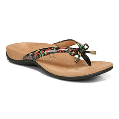 Women's Bella II Toe Post Sandal Black Tropical