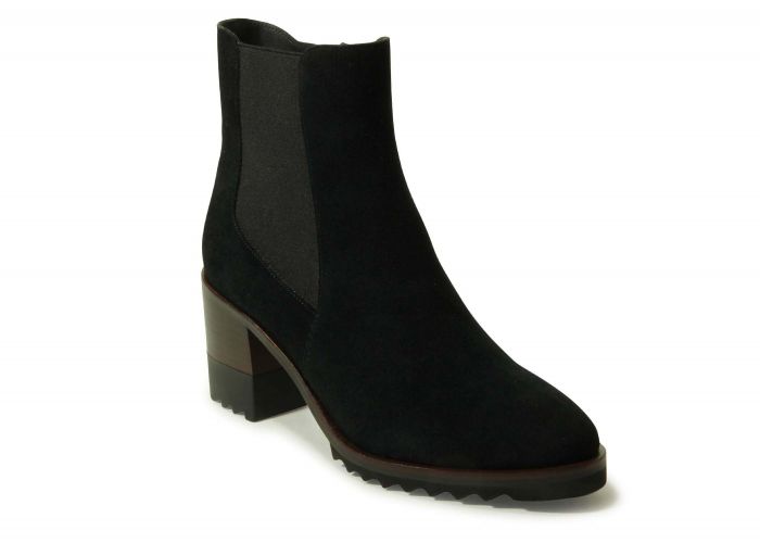 Women's Holly Black Waterproof Suede