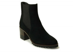Women's Holly Black Waterproof Suede