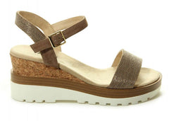 Women's Cedra Military Suede w/Gold Chain