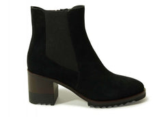 Women's Holly Black Waterproof Suede