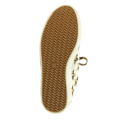 Women's Yolen White Nappa With Camel Chag